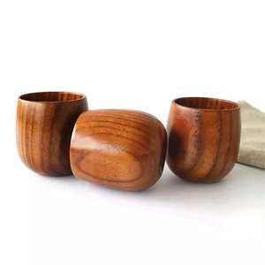 Verre à boire en bois artisanal de qualité supérieure, verre en bois massif naturel pour la décoration de la maison, la cuisine, le restaurant, l'hôtel et l'usage quotidien - Product Image 5