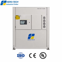 Refroidisseur à spirale industriel refroidi par air de 30 CV, unité de refroidissement au glycol pour patinoire, refroidissement de processus pour usine de moulage par injection
