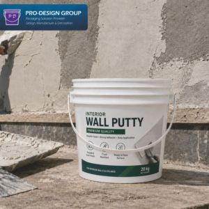 4L Plastic Container with Airtight Lid; Heavy Duty Pail for Wall Putty & Coating - Product Image 5