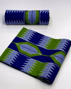 Tela africana personalizada con estampado de cera Ankara 100% algodón, estampado holandés de Mozambique para prendas de vestir, confección de vestidos, acolchados y proyectos de bricolaje. - Product Image 4