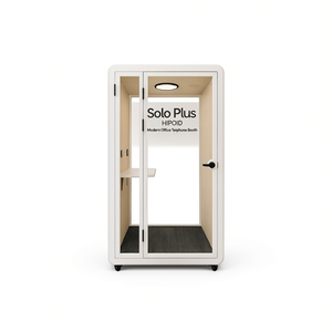 Cabina Telefónica de Oficina Moderna Solo Plus HIPOD, Panel Acústico Modular para Uso en Interiores, Mayor Privacidad y Reducción de Ruido - Product Image 2