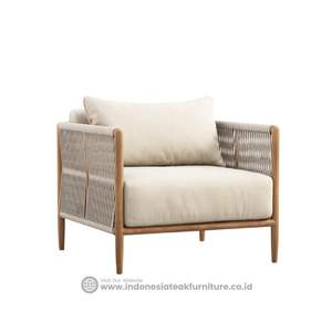 Ensemble de canapés d'extérieur en teck moderne pour mobilier de jardin dans les magasins, les hôtels, les restaurants, les patios - Product Image 6