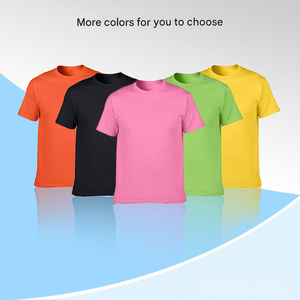 เสื้อยืดคอกลมโออีเอ็ม 100% ผ้าฝ้าย ไซส์ใหญ่ ระบายอากาศได้ดี รุ่น 63000  เสื้อเปล่าสำหรับโฆษณา แขนสั้น สีพื้น รับสกรีนลายตามสั่ง ขายส่ง - Product Image 1