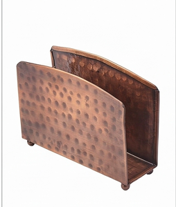 Support à serviettes en cuivre martelé antique, qualité supérieure, article élégant pour la maison, la cuisine et l'hôtellerie - Product Image 1