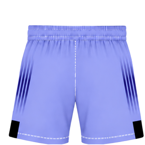 Ensemble de rugby noir lavande, maillot à manches courtes et col rond avec short assorti, respirant, uniforme sportif pour l'entraînement en équipe - Product Image 6