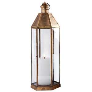 Geometric Brass Pyramid Glass Candle <b>Lantern</b> Arch Handle Metal Frame Tabletop Hanging <b>Hurricane</b> Candle Holder Light Lamp - Product Image 6