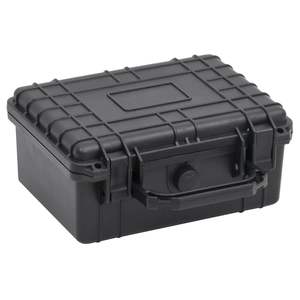 Portable Black PP Flight Case 9.4"x7.5"x4.3" Size for <b>Camera</b> & <b>Video</b> <b>Bags</b> - Product Image 1
