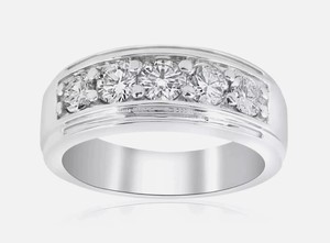 Cut Moissanite Prong Setting <b>Ring</b> <b>925</b> Sterling <b>Silver</b> Rose Gold Luxury Classic Engagement Wedding Anniversary Party Minimalist - Product Image 4