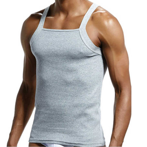 Débardeur personnalisé avec logo imprimé pour hommes – T-shirt de sport durable pour la remise en forme - Product Image 4