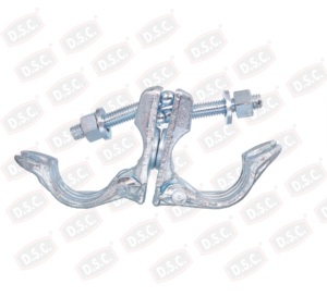DELITE DSC Raccord à pince pivotante forgé 48x48mm, interchangeable, en acier doux EN 74, électrolytique, pour échafaudages - Product Image 5