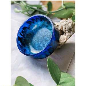 Newly Added Polished Resin Handmade Durable Lightweight <b>Food</b> Grade Carved Modern Luxury Eco-Friendly <b>Party</b> Fruit Bowl Salad Set - Product Image 4