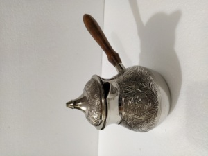 Brass Silver <b>Turkish</b> <b>Coffee</b> <b>Pot</b> Engraved Design - Product Image 4