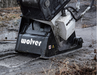 Fraiseuse routière pour excavatrice WE450, tambour de fraisage d'asphalte de 450 mm de largeur, fraiseuse à béton pour excavatrice de 8 à 13 tonnes
