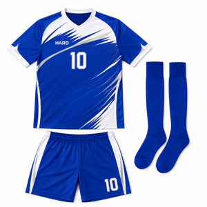 Conjunto de Uniforme de Fútbol Personalizado, Camiseta, Pantalones Cortos y Calcetines Sublimados para Equipos Juveniles, Adultos, Clubes y Academias - Product Image 5