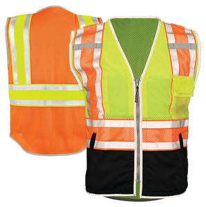 Chaleco Táctico de Seguridad Personalizable, Ropa de Trabajo de Alta Visibilidad con Bolsillos, Logotipo de Seguridad Reflectante, Chalecos Transpirables para Hombre - Product Image 2