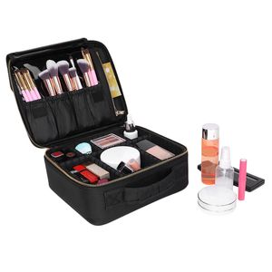 Valigetta Professionale per Trucco Resistente all'Acqua con Cerniera, Ecologica, Formato Piccolo, Nera YF - Product Image 3