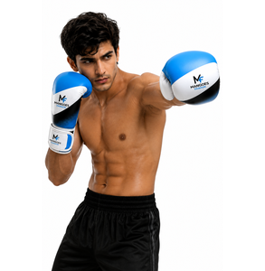 Wholesale Custom Leather Boxing <b>Gloves</b> <b>with</b> Hand <b>Grips</b> for Closure Unisex Premium Quality Training Equipment for Boxing & MMA - Product Image 2