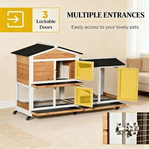 Recinto per Piccoli Animali, Gabbia Personalizzata con Motivo Solido, Recinzione per Animali Domestici in Acciaio Durevole con Chiusura a Bottone in Plastica per Polli, Conigli, Cani e Altri Animali - Product Image 6