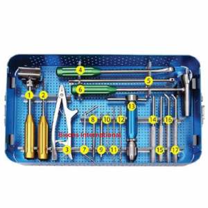 BISONS - Juego de Instrumentos Quirúrgicos Ortopédicos Manuales de Acero Inoxidable, Elásticos, para Cirugía Pediátrica y de Trauma - Product Image 2