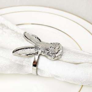 แหวนรองผ้าเช็ดปากเหล็กตกแต่งทันสมัย ทนทาน เป็นมิตรกับสิ่งแวดล้อม สำหรับโต๊ะอาหาร อุปกรณ์ตกแต่งแคมป์ปิ้งสุดเก๋ สำหรับงานแต่งงานและงานอีเว้นท์ - Product Image 3