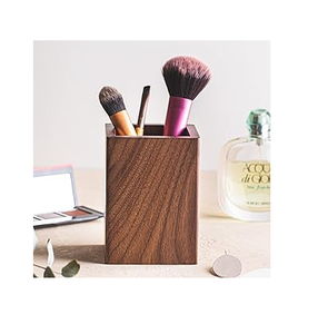 Wood Pen Holder <b>Desktop</b> Pencil Cup Pot Office Supplies 2 Pieces Organizer <b>Stand</b> Container Wooden Pen Storage Holder for Sale - Product Image 6
