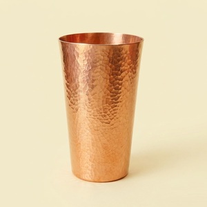 Unique Pure Hammered Copper Tumbler for Ayurvedic Health Benefits Handcrafted Food-Grade Copper Glass For Yoga Gym And Daily - Product Image 3