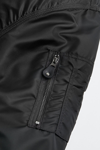 Wholesale High Street Style Men's <b>Winter</b> <b>Waterproof</b> Polyester Satin Bomber <b>Jackets</b> Custom Made 2026 Plus Size High Quality Front - Product Image 3