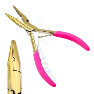 Pinza Profesional para Cierre de Extensiones de Cabello |   Alicate para Crimpar Anillos Micro |   Alicates de Instalación de Anillos Nano con Microperlas de Acero Inoxidable - Product Image 2