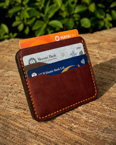 Anwar Enterprises Handmade Genuine Leather Normcore/Minimalist Fold Closure <b>RFID</b> Slim Credit Card <b>Wallet</b> <b>for</b> <b>Men</b> - Product Image 1