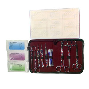 Pre Cut Wounds Suture <b>Practice</b> Kit Medical Students Surgical Training Set Realistic Pre Cut Wound <b>Pad</b> and Medical Instruments - Product Image 1