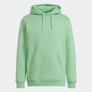 Sudadera con Capucha para Hombre, Color Verde Claro, Corte Regular, Felpa de Algodón, Color Sólido Informal, Bolsillo Delantero, Ropa de Otoño - Product Image 5