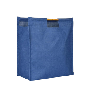 Sac écologique en polyester 100% non tissé avec poignée en bois respirant anti-bactéries résistant à la déchirure usage quotidien cadeau d'achat - Product Image 4