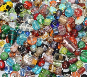 Decorative Assorted Handmade Glass <b>Beads</b> Bulk Pack Irregular Shape Premium Red Combination <b>Crystal</b>/Lampwork Loose <b>Beads</b> <b>Bracelet</b> - Product Image 2