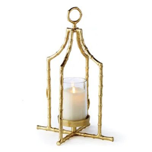 Tea Light Candle Holder Wedding <b>Table</b> Candle Holder Metal Base Heat Resistant for Home Decoration Metal Glass Candle Holder - Product Image 3