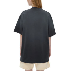 T-shirt femme personnalisé vintage délavé effet soleil, coupe oversize, coton 300 g/m², manches courtes, style hip-hop, col rond, unisexe - Product Image 4