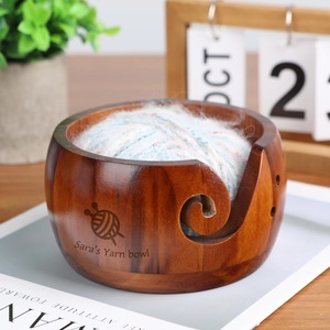 Wooden <b>Yarn</b> Bowls High Quality - Product Image 4