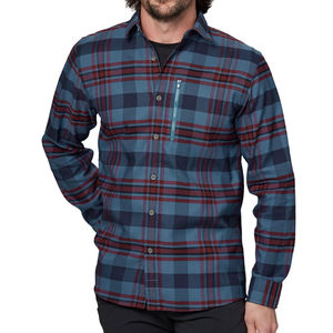 Chemise en flanelle à manches longues pour homme personnalisable, tissu en laine/coton, respirante, légère, décontractée, design à carreaux d'automne, col rabattu - Product Image 3
