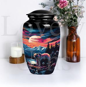 Urna con forma de oso para cenizas, urna de cremación para mujeres y hombres, urna conmemorativa para cenizas humanas, recuerdo decorativo, tributo. - Product Image 2