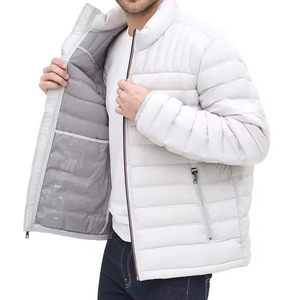 Chaqueta de Plumón con Capucha Impermeable para Hombre, Chaqueta Deportiva Cortavientos para Exteriores, Chaqueta de Plumón Cálida Personalizada para Hombre - Product Image 4