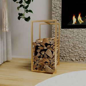Brass Firewood Rack Fireplace Accessories Brass Fireplace <b>Log</b> Basket New Trending Firewood Stand Indoor Outdoor <b>Log</b> <b>Holder</b> - Product Image 1
