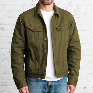 Veste en toile personnalisée, fabricant OEM ODM, toile de coton robuste, étiquette privée, production en gros, vêtements de travail durables de qualité - Product Image 2