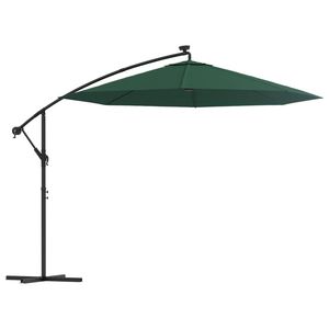 Parasol de jardín colgante de iluminación LED con poste de metal verde de 118,1 \ "Categoría de producto Luces de jardín - Product Image 2