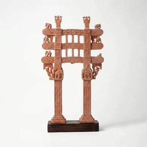 Sculpture de Porte Bouddhiste |   Décoration d'intérieur artisanale Sanchi Torana Heritage - Product Image 6
