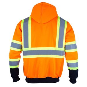 Customise Outdoor Class 2 <b>Waterproof</b> Polyester <b>Work</b> Safety Reflective Jacket Coat for Workers in Mechanic Safety Jacket - Product Image 4