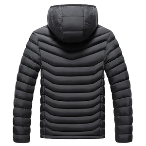 Chaqueta Acolchada Personalizada para Hombre, Chaqueta de Plumón con Relleno de Burbujas, Material de Poliéster y Nailon de Alta Calidad, Sostenible para Invierno - Product Image 2