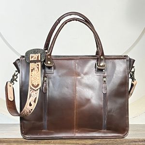 New Fashion Hair on Cowhide Floral Hand Tooled Leather Tassel Tote Bag <b>Concealed</b> Carry Women Purse Western Leather Handbags - Product Image 5