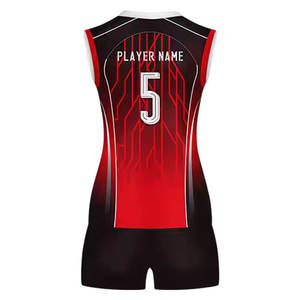 <b>Volleyball</b> Match Uniform Custom Jersey Shorts <b>Set</b> Team Sports Clothing for Men Women Adults Tournament Wear 100% Polyester - Product Image 4