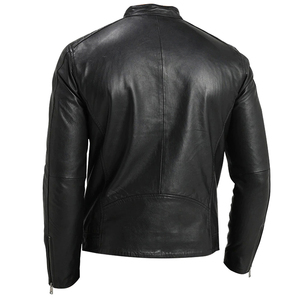 Luxury <b>Mens</b> <b>Leather</b> <b>Jacket</b> Premium Tailored Genuine <b>Leather</b> Stylish Comfortable Everyday Street Fashion Apparel - Product Image 6