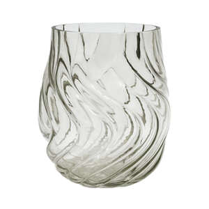 Vase en verre gaufré moderne Vase de mariage de table design floral vintage Vase à fleurs décoratif artistique - Product Image 1