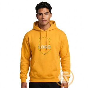 Sudadera con Capucha Amarilla para Hombre, con Logotipo Estampado en la Parte Delantera, Corte Regular, Estilo Casual, para Otoño, Iota |   Phi - Product Image 1